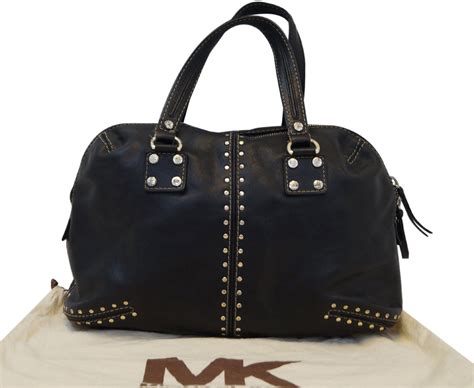 michael kors bag with round gold studs|Michael Kors astor large studded.